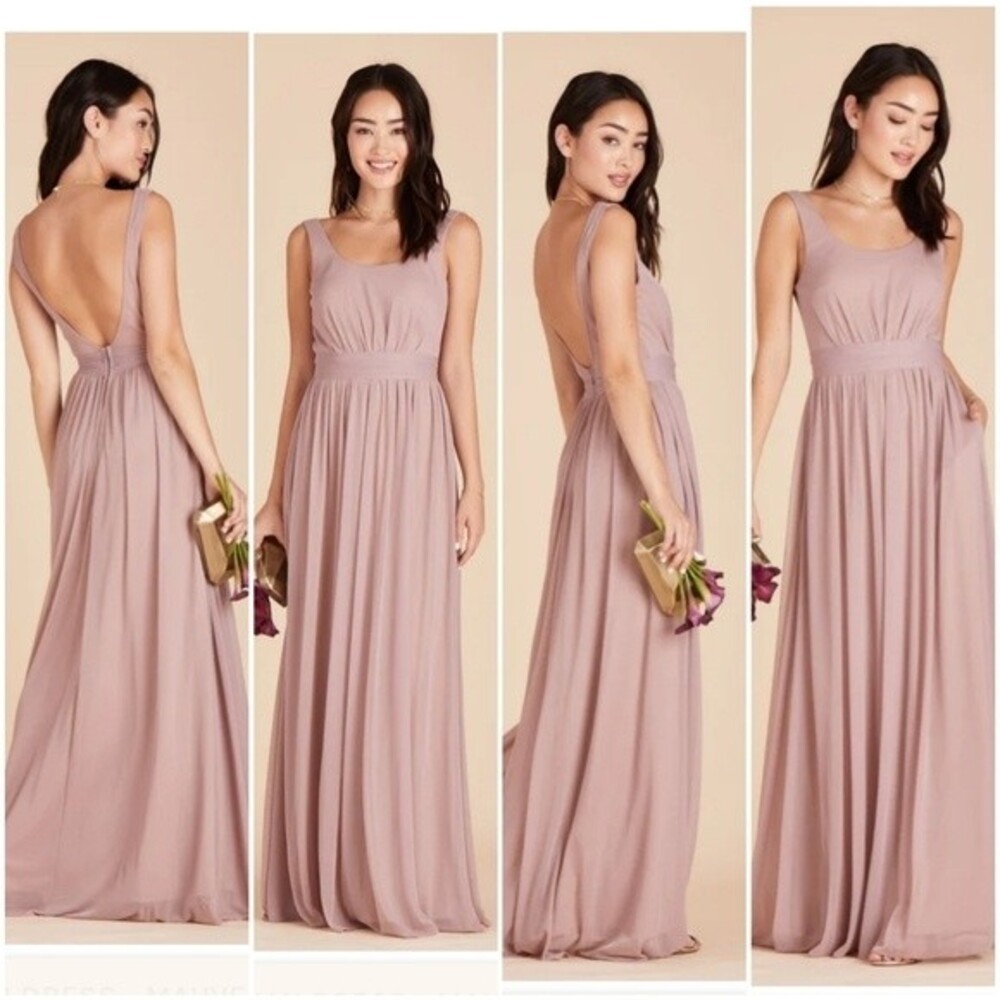 Birdy Grey Jan Mauve Bridesmaid Dress 2XL Long NWT